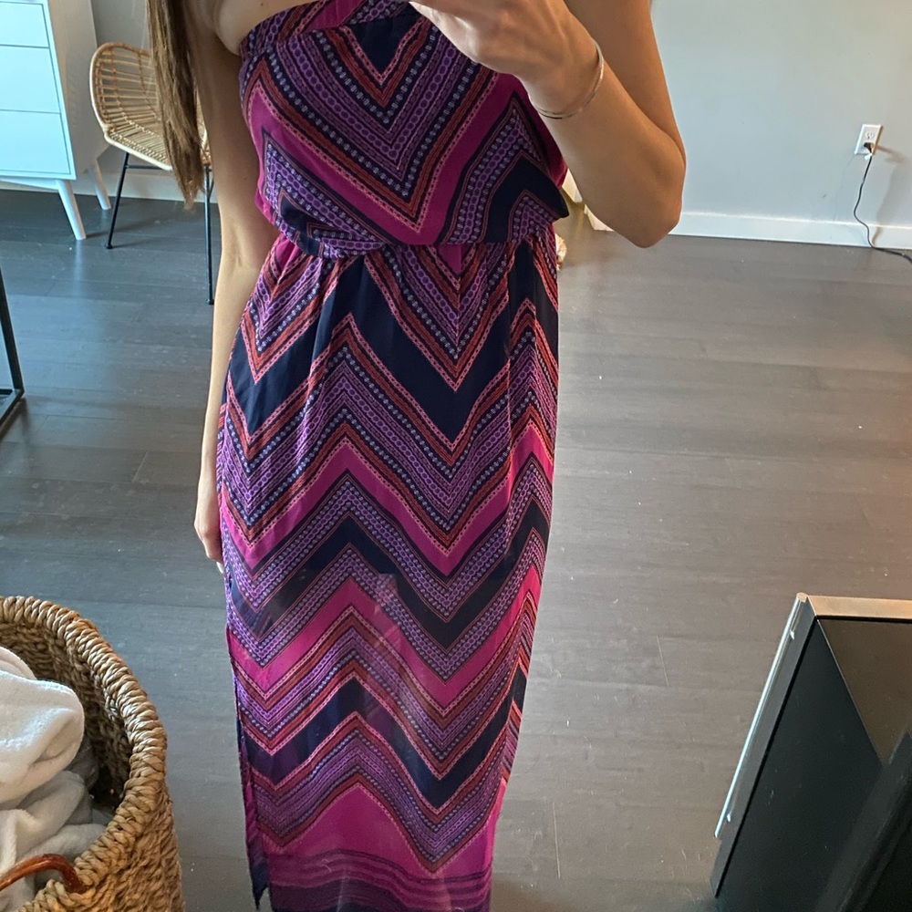 Multi color maxi dress